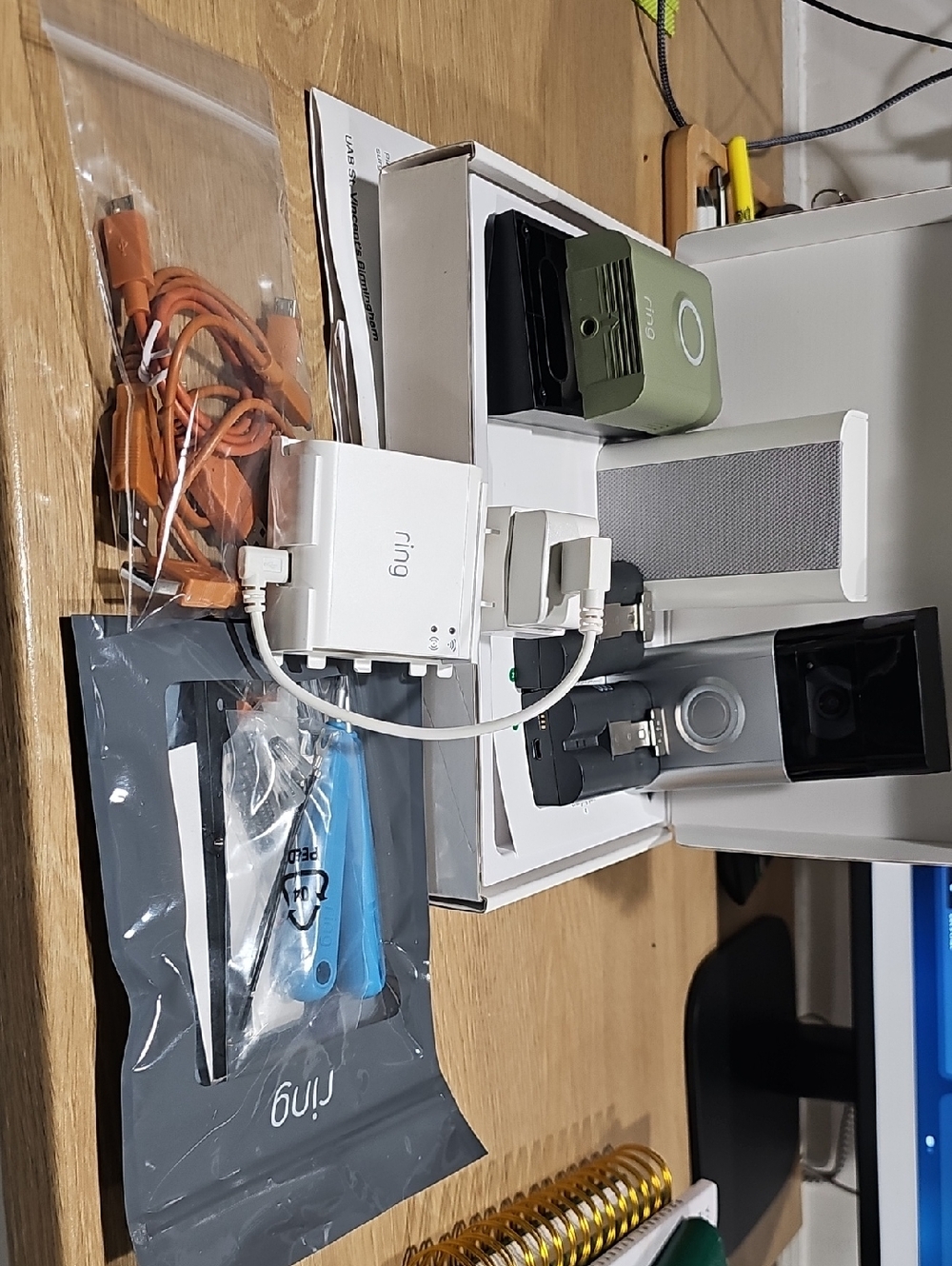 Ring Video Doorbell 3 + Chime Pro + Ring Bridge + 2 Batteries - Picture 8 of 12